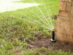 Pop up sprinkler head running after repairs in Flower Mound TX